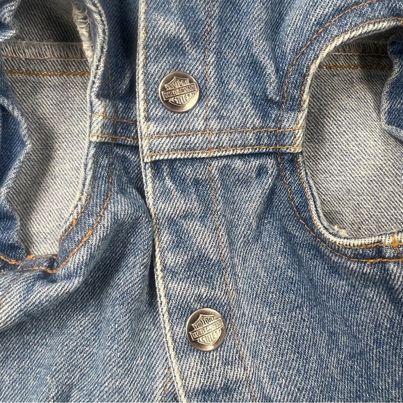 Harley-Davidson Blue Denim Pet Vest - Picture 5 of 5
